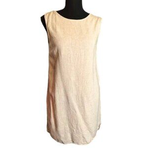 Altar’s State Linen Blend Cream Dress, Women’s Size Small